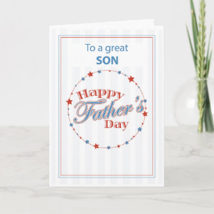 Carte Fils Fête des pères All Star Papa Baseball