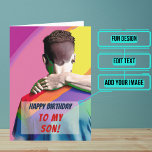 Carte Fils Gay de papa Anniversaire<br><div class="desc">Es-tu un père avec un fils qui est LGBTQ ? Vous cherchez une façon douce de leur dire "Joyeux anniversaire" et que vous les aimez comme ils sont et que vous êtes un parent solidaire ? Souhaitez une très Bonne Naissance - gay pour votre enfant avec cette carte d'anniversaire inspirée...</div>