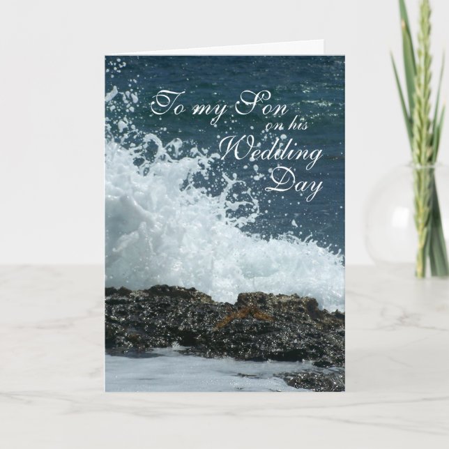 Carte Fils Mariage (Devant)