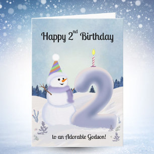 Carte Fils spirituel Joyeux 2ème Anniversaire Constructi
