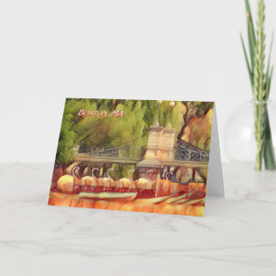 Carte Filtre d'été Boston Swan Boats