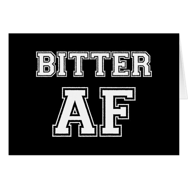 CARTE FIN BITTER (Devant horizontal)