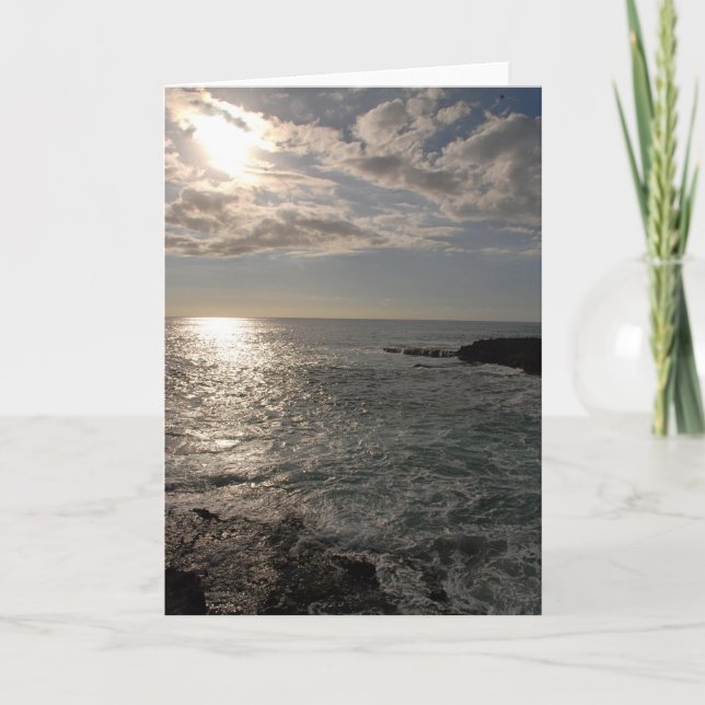 Carte Fin de l'après-midi à Waianae (Devant)