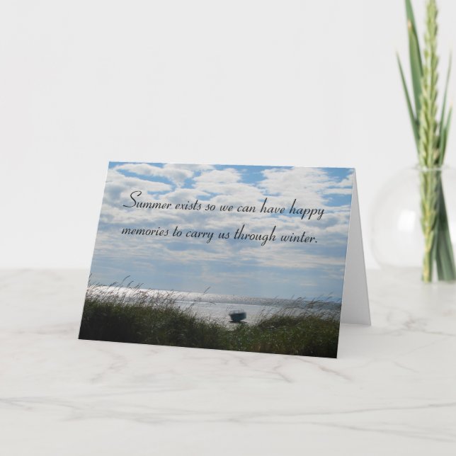 Carte Fin d'été (Devant)