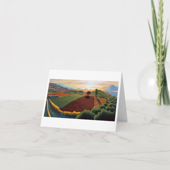 Carte Fin du jour sur Naxos (Devant)