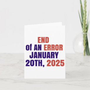 Carte Fin D'Une Erreur Élection D'Inauguration 2025 2025