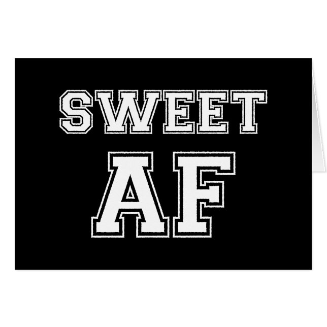 CARTE FIN SUCRE (Devant horizontal)