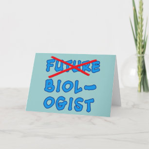 Carte Fini la conception des diplômes de biologiste