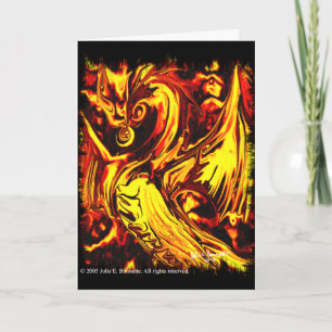 Carte Fire Spirit Greeting Card