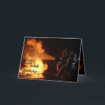 Carte Firefighter's 18th Birthday<br><div class="desc">Special design for 18 year old person who want to become a firefighter:)</div>