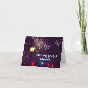 Carte Firework card