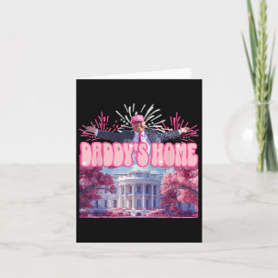 Carte Firework Pink - Accueil de papa Trump 2024