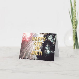 Carte Fireworks 14 4 juillet