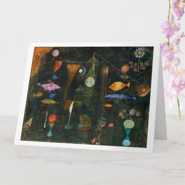 Carte Fish Magic, Paul Klee 1925 (Orchidée)