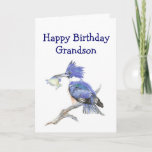 Carte Fishing Grandson Birthday Humour The Kingfisher<br><div class="desc">Savoir-faire à avid fisherman in your life   Funny Birthday card for the Grandson oms loves fishing and is the Kingfisher in your family ou a sarcastic one for the Grandson who couldn't catch a shoe</div>