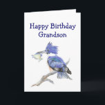 Carte Fishing Grandson Birthday Humour The Kingfisher<br><div class="desc">Savoir-faire à avid fisherman in your life   Funny Birthday card for the Grandson oms loves fishing and is the Kingfisher in your family ou a sarcastic one for the Grandson who couldn't catch a shoe</div>