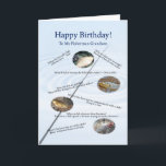 Carte Fishing jokes birthday card<br><div class="desc">Make you fisherman laugh with these terrible fishy jokes ! A birthday card to make any angler groan !</div>