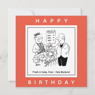 Carte Fishmonger propose un dessin Vicar Holy Mackerel