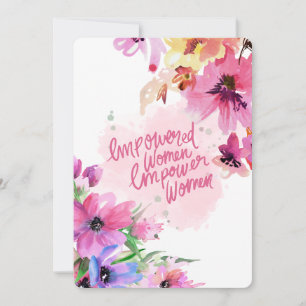 Carte fixe internationale pour la journée des femm