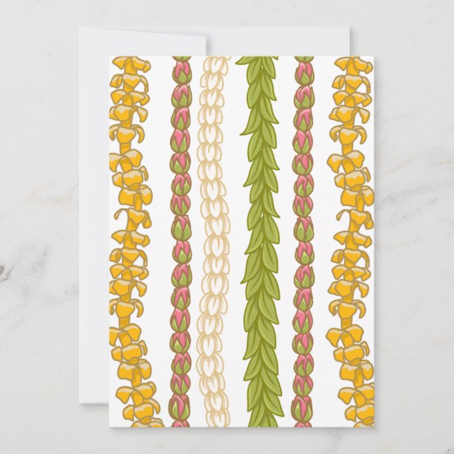 Carte fixe Puakenikeni Lokelani Pikake Maile (Devant)