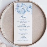 Carte FL de Clearwater Beach Elégant Mariage bleu<br><div class="desc">Améliorez votre mariage à Clearwater Beach avec cet élégant menu bleu marine de mariage, avec une carte détaillée de Tampa Bay. Parfait pour les réceptions à Sandpearl Resort, Opal Sands Resort, Marriott Clearwater Beach, Hyatt Regency Clearwater Beach, Sheraton Sand Key Resort, Wyndham Grand Clearwater Beach et Shephard's Beach Resort, ce...</div>