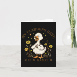 Carte Flabbers Ont Été Étonnés Fleur De Canard Drôle