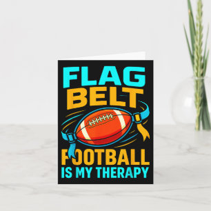 Carte Flag Belt Football Therapy Design Funny Sports Ent