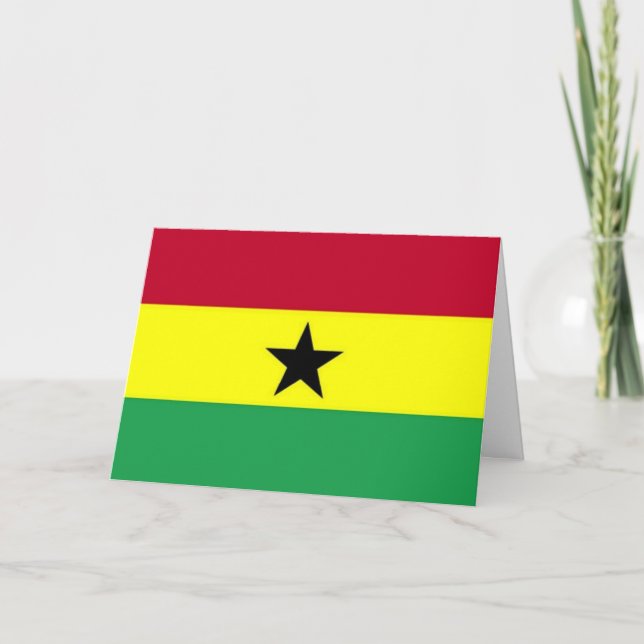 Carte Flag of Ghana (Devant)