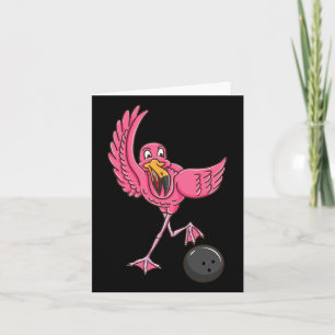 Carte Flamant rose de Bowling 1