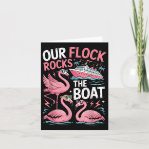 Carte Flamant rose Rose Nos Foules Rochers Le Bateau Vac
