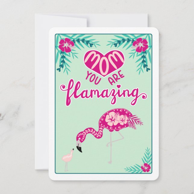Carte Flamazing Mother's Day Card (Devant)