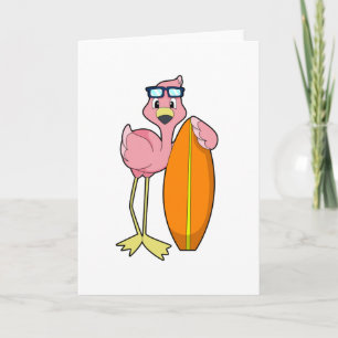 Carte Flamingo surfeur avec planche de surf.PNG