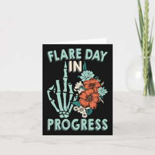 Carte Flamme de maladie chronique Jour en cours Spoonie