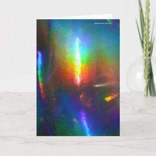 Carte Flamme holographique