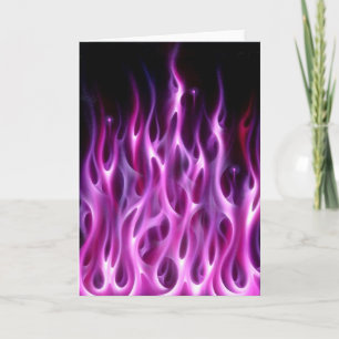 Carte Flammes violettes