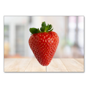 Carte flashcard d'étiquetage ABA fraise Cartes p