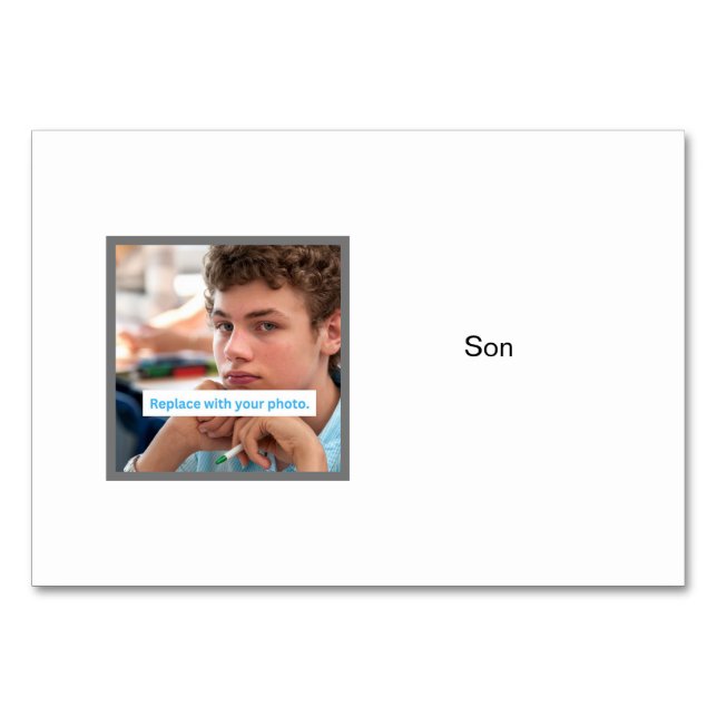 Carte flashcards de famille personnalisée (Devant)