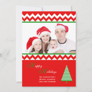 Carte Flat de Noël Personnalisée