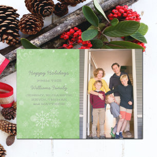 Carte Flat Vacances Photo Flat Vert