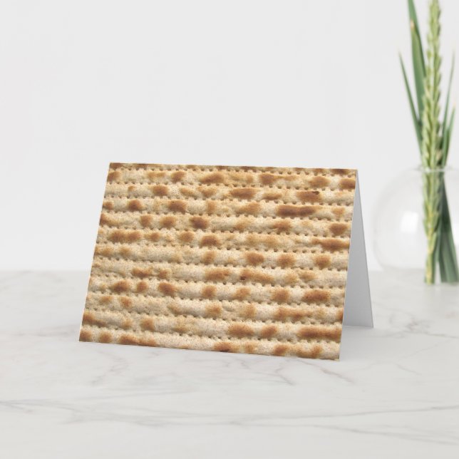 Carte Flatbread de biscuit de Matzah (Devant)