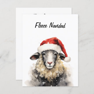Carte Flece Navidad Christmas Flat