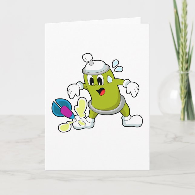 Carte Fléchettes à pulvérisation de glace (Devant)