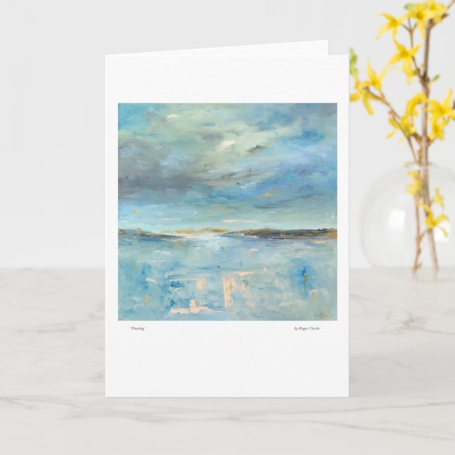 Carte ' Fleeting ' (Fleur jaune)