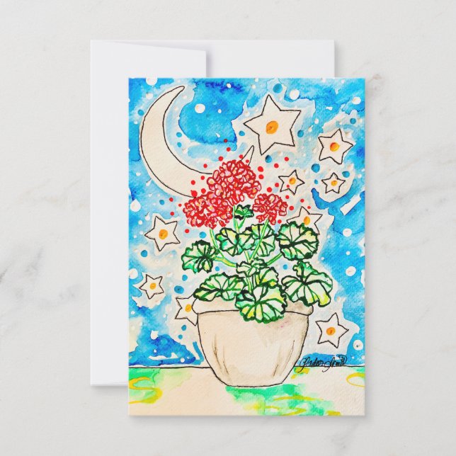Carte Fleur (Devant)