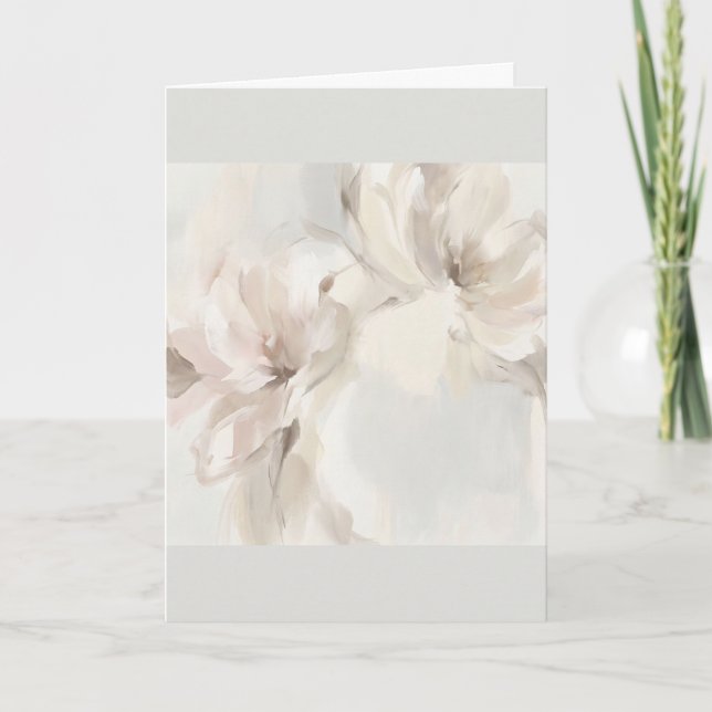 Carte "Fleur abstraite" (Devant)
