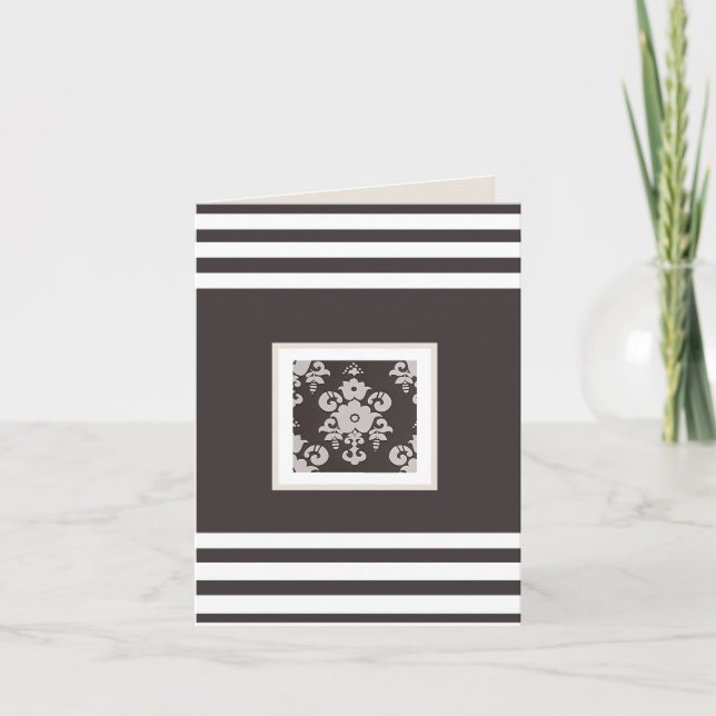 Carte Fleur Beige (Devant)