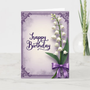 Carte Fleur Blanche Joyeuse