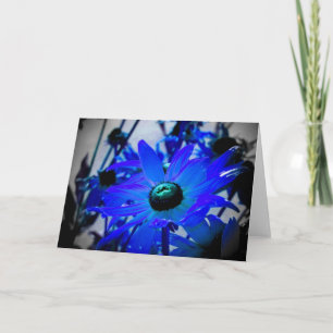 Carte Fleur bleue