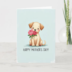 Carte Fleur Canine Douce