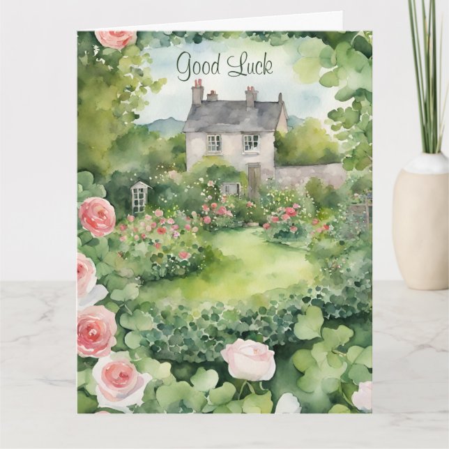 Carte Fleur Chance  (Devant)